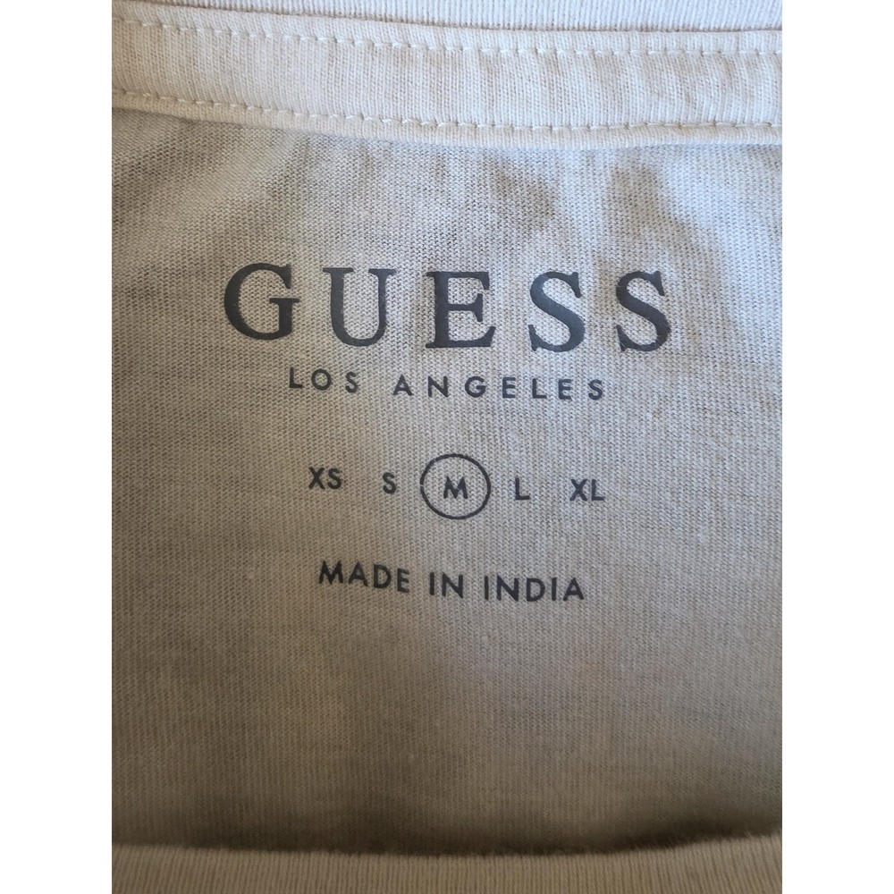 Guess Men's Graphic T-Shirt Size M Multi-Color Cotton Round Neck Streetwear Tee - Picture 3 of 6